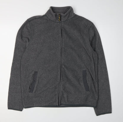 Mens UK Size L Gap Grey Full Zip