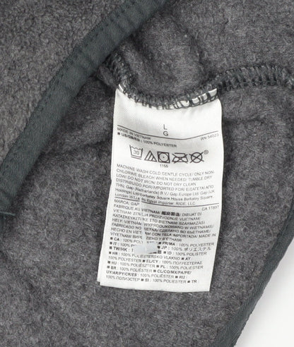 Mens UK Size L Gap Grey Full Zip