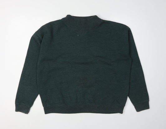 Womens UK Size 12 Jack Wills Green Pullover Sweatshirt