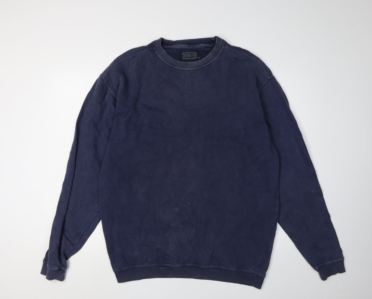 Mens UK Size S Debenhams Blue Pullover Sweatshirt