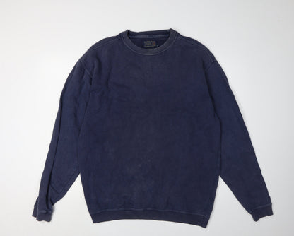 Mens UK Size S Debenhams Blue Pullover Sweatshirt