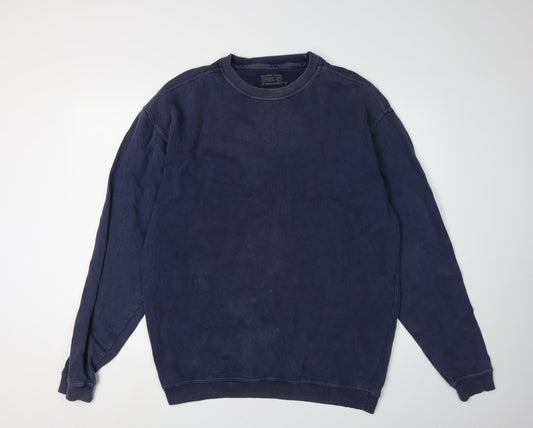 Mens UK Size S Debenhams Blue Pullover Sweatshirt