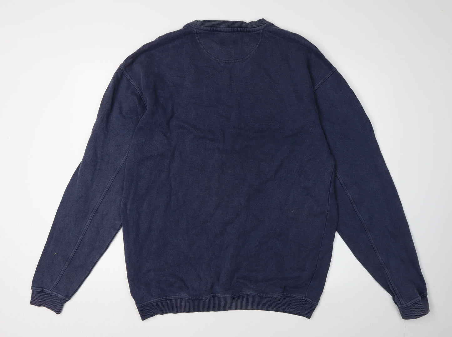 Mens UK Size S Debenhams Blue Pullover Sweatshirt
