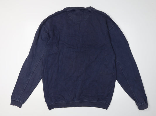 Mens UK Size S Debenhams Blue Pullover Sweatshirt
