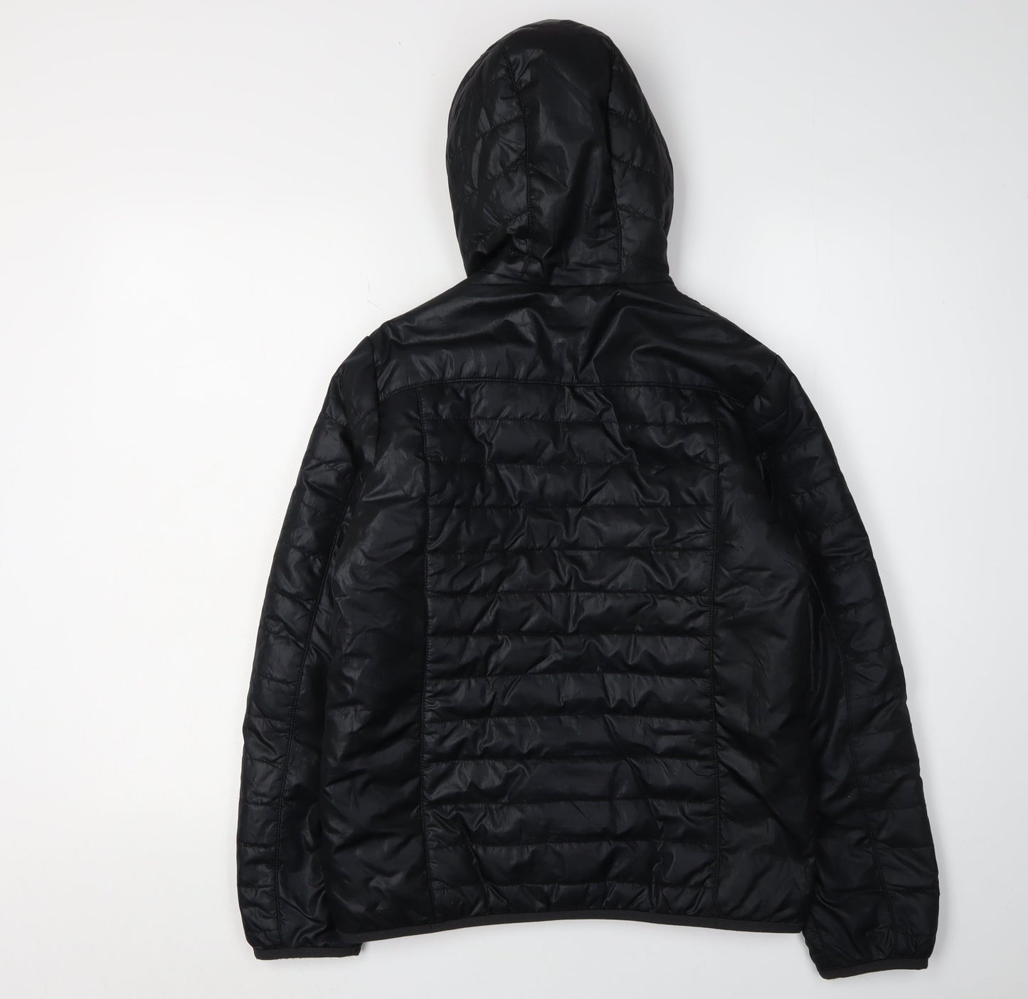Decathlon Girls Black Puffer Jacket 12-13 Years