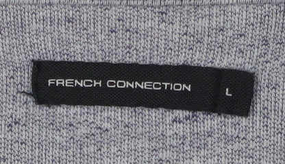 Mens UK Size L French Connection Grey Pullover Sweatshirt
