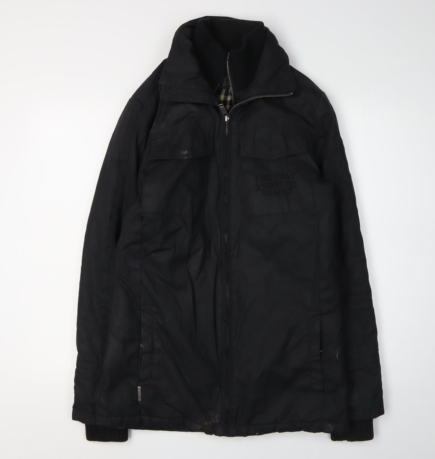 Mens UK Size XS Firetrap Black