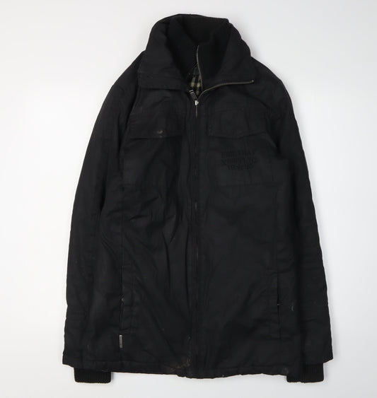Mens UK Size XS Firetrap Black