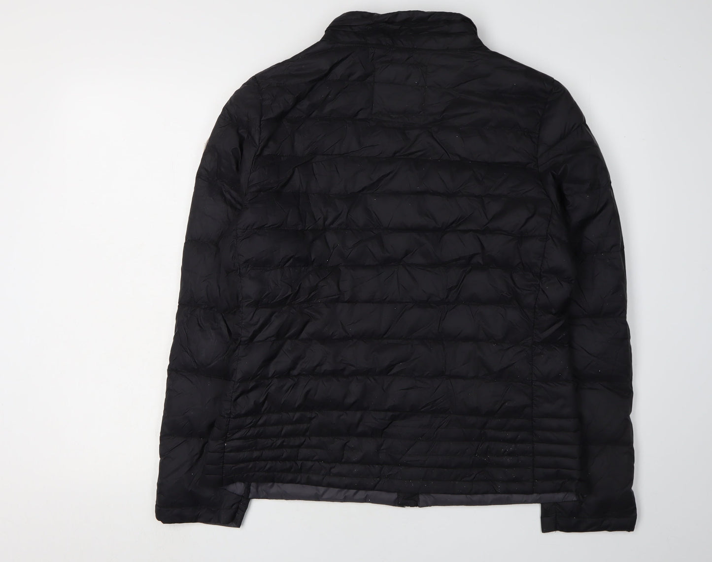 Puffa Boys Black Puffer Jacket L Lightweight Insulated