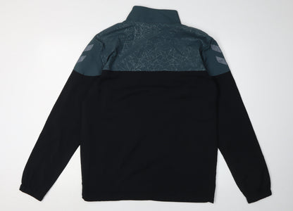 Mens UK Size S Hummel Black Windbreaker Coat