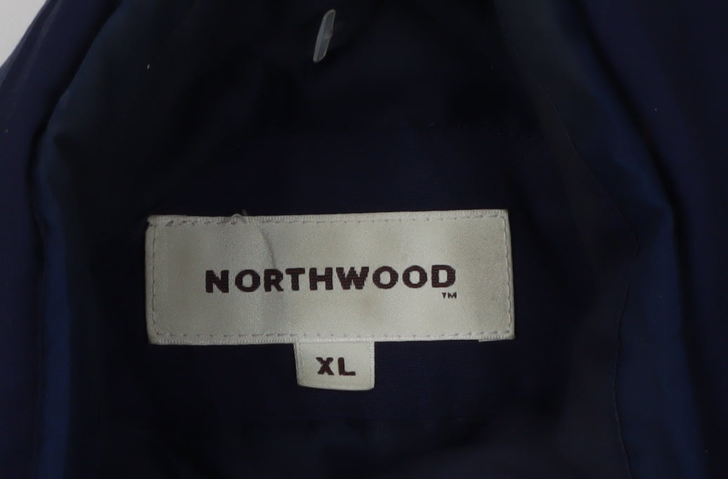 Mens UK Size XL Northwood Blue Parka Coat