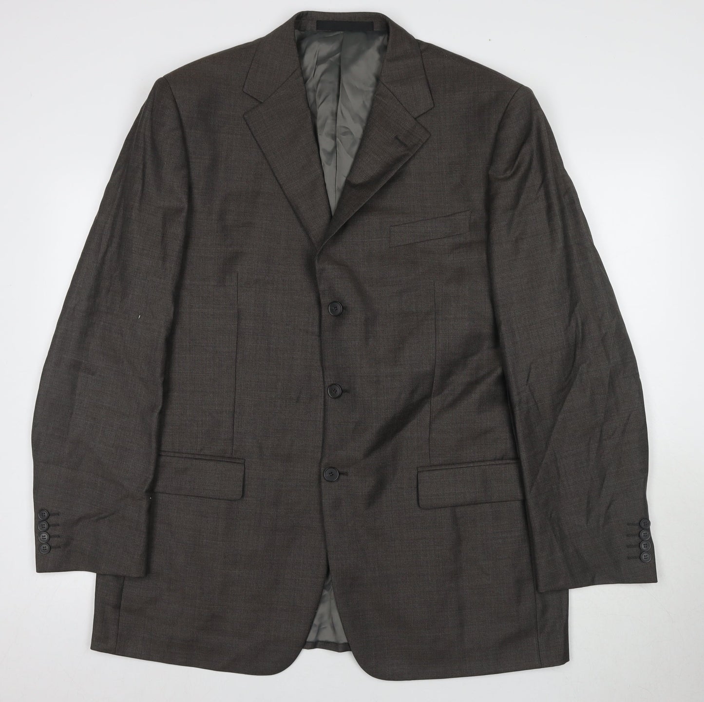 Mens UK Size 44 Marks and Spencer Regular Brown Suit Jacket