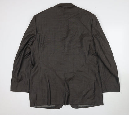 Mens UK Size 44 Marks and Spencer Regular Brown Suit Jacket