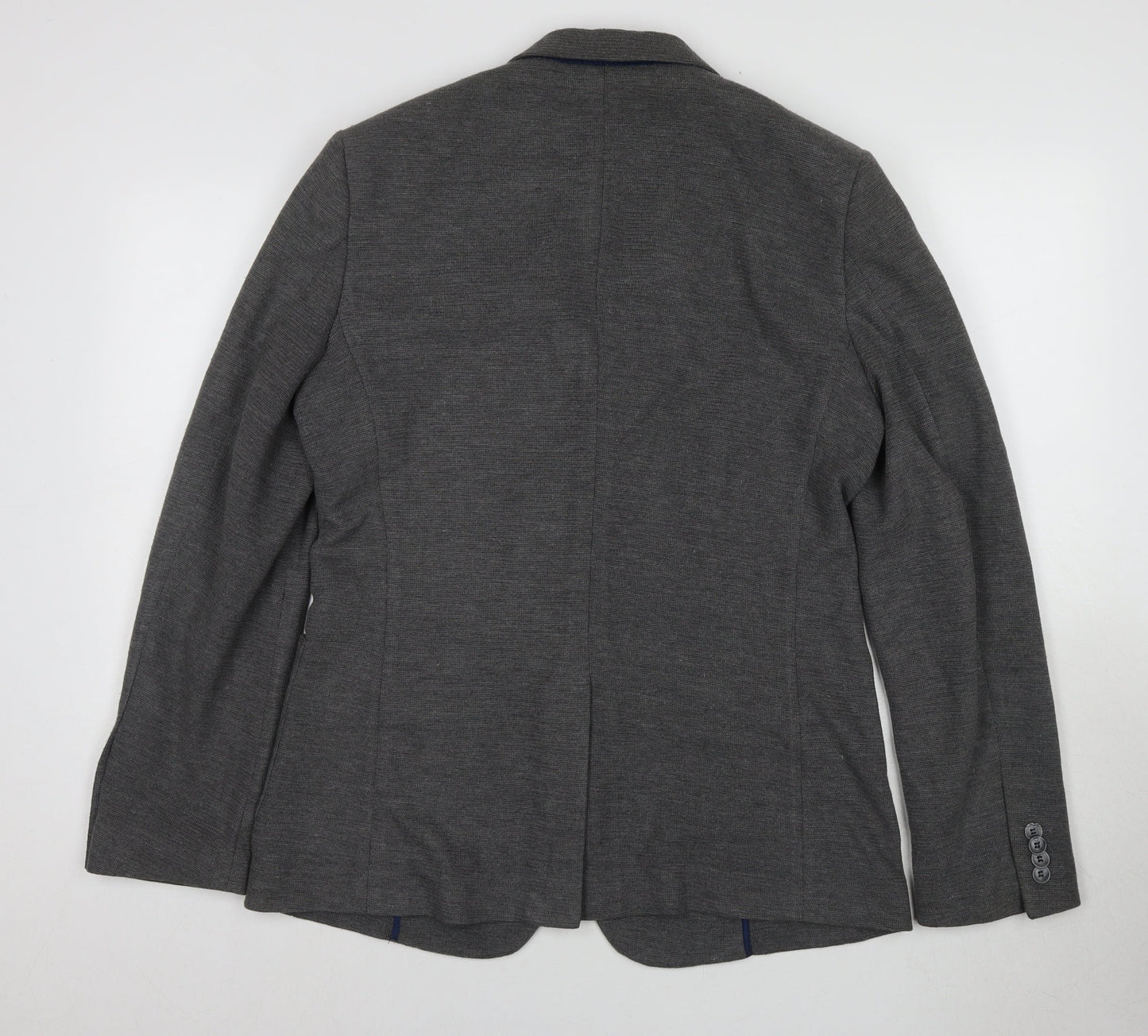Mens UK Size 40 Steel & Jelly Regular Grey Suit Jacket
