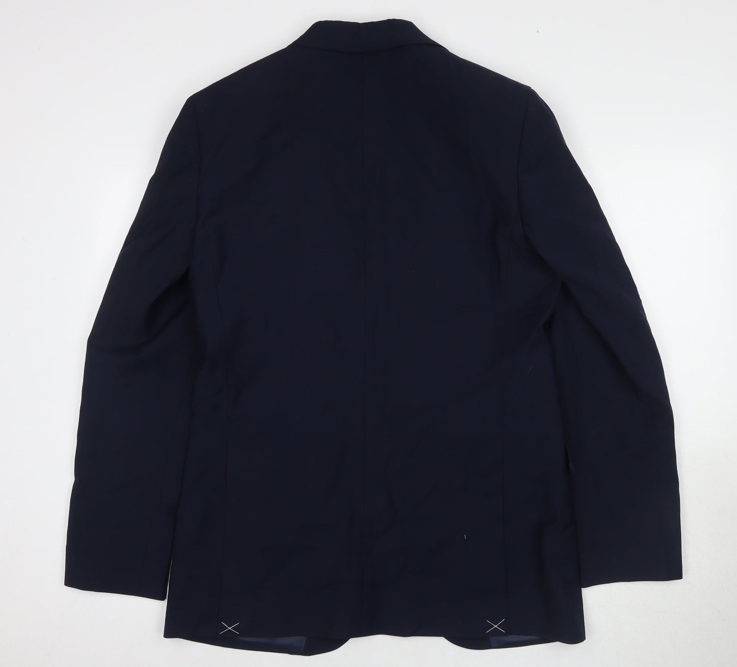 Mens UK Size 38 Marks and Spencer Regular Blue Suit Jacket