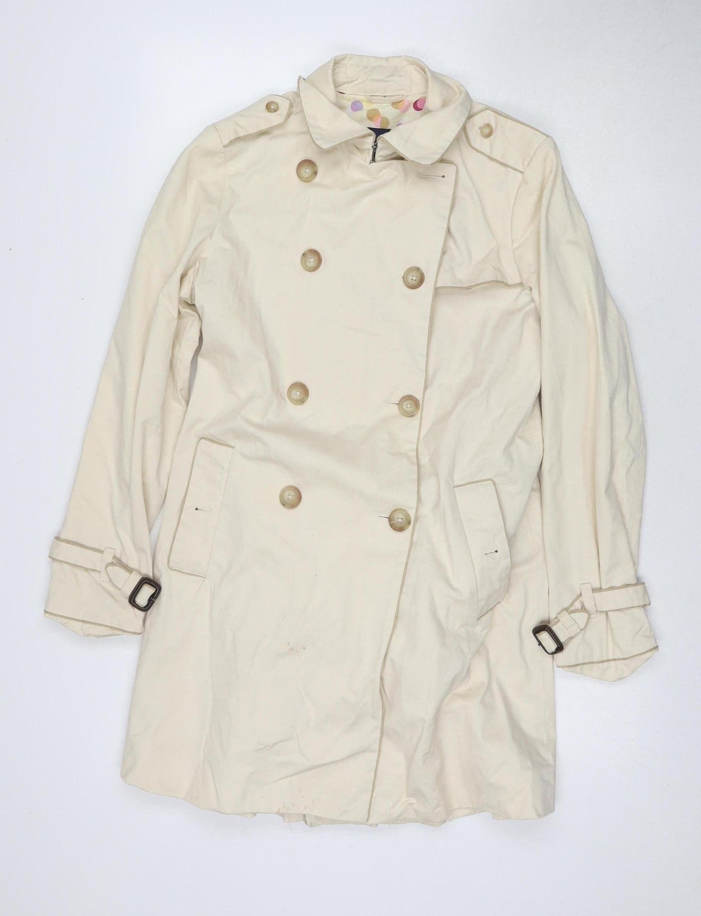 Womens UK Size M Gap Beige Trench Coat
