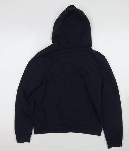 Slazenger Boys Black Full Zip Hoodie, Age 13-14, Polyester/Cotton
