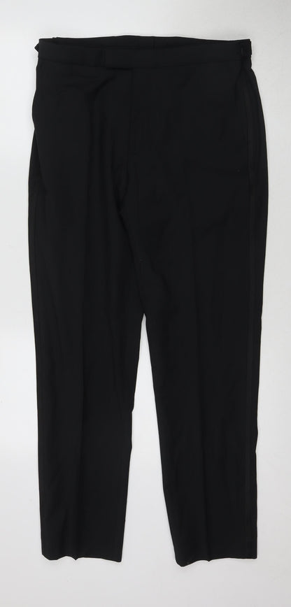 Marks and Spencer Men's Black Dress Pants 34