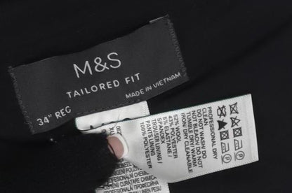 Marks and Spencer Men's Black Dress Pants 34