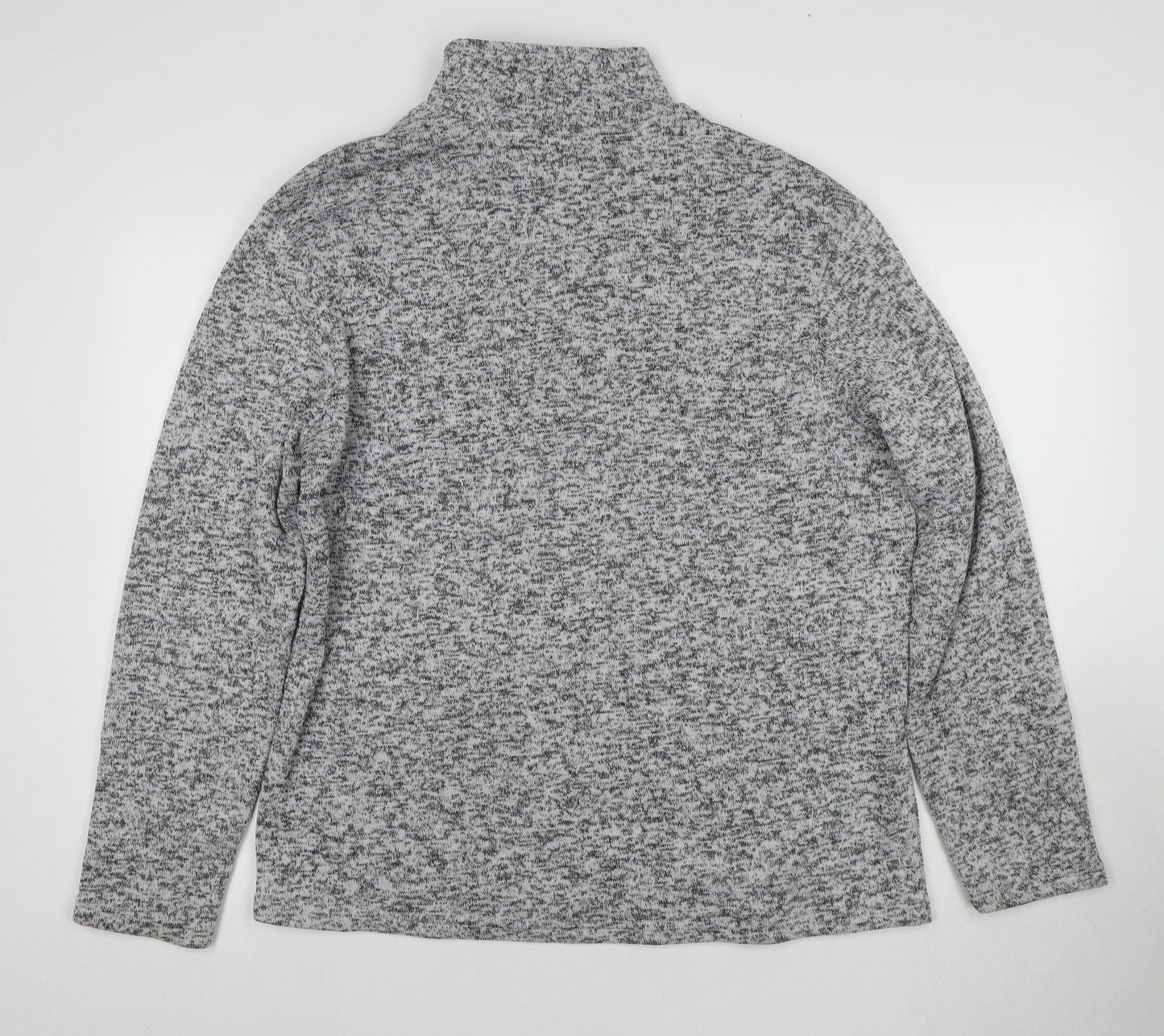 Mens UK Size L Atlas for Men Grey 1/4 Zip Sweatshirt