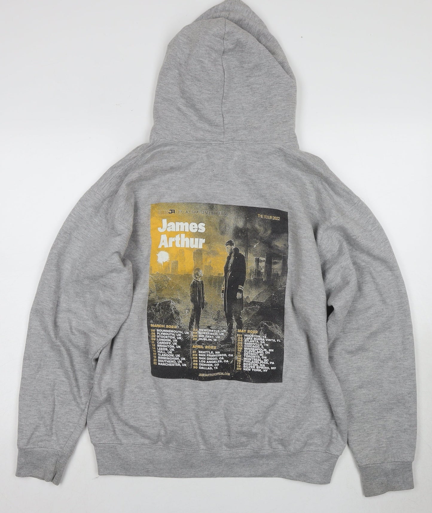 Classic Club Women's Grey Pullover Hoodie L