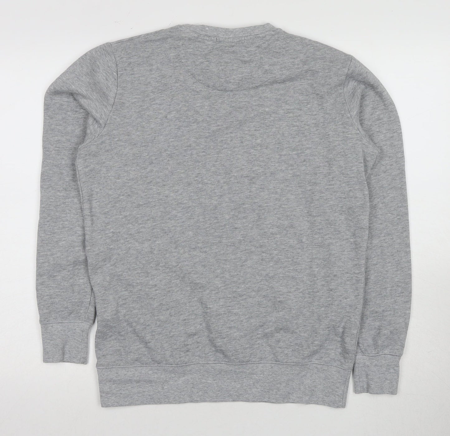 SMOG Unisex Grey Graphic Print Sweatshirt