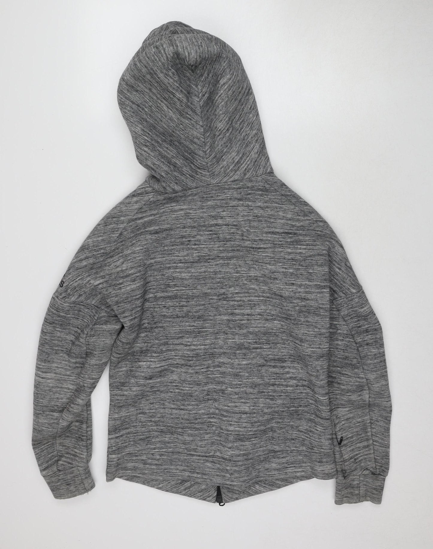 Adidas Grey Full Zip Hoodie M Unisex Comfortable