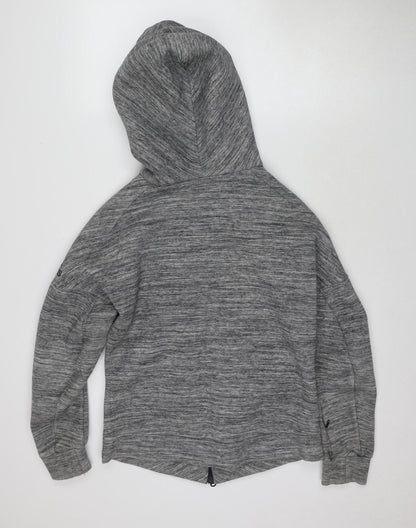 Adidas Grey Full Zip Hoodie M Unisex Comfortable