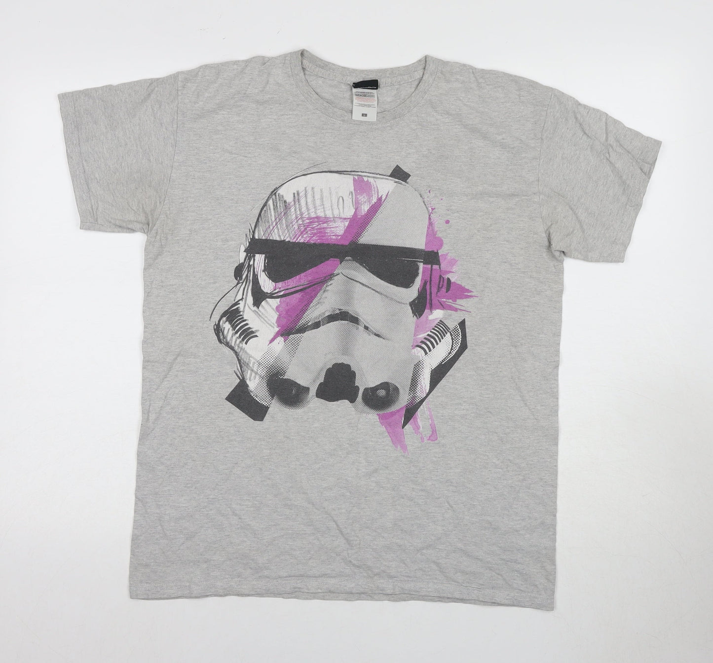 Star Wars Men's Grey Stormtrooper T-Shirt, Size L