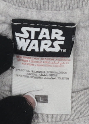 Star Wars Men's Grey Stormtrooper T-Shirt, Size L