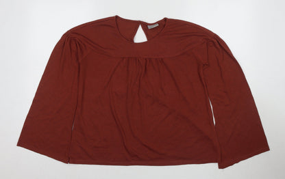 Womens UK Size S VERO MODA Brown  Blouse