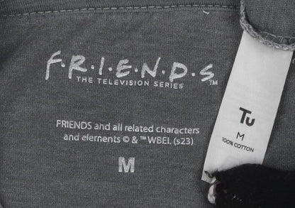 Mens UK Size M Friends Grey  T-Shirt