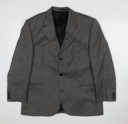 Mens UK Size 42 Lino Vierra Regular Grey Suit Jacket