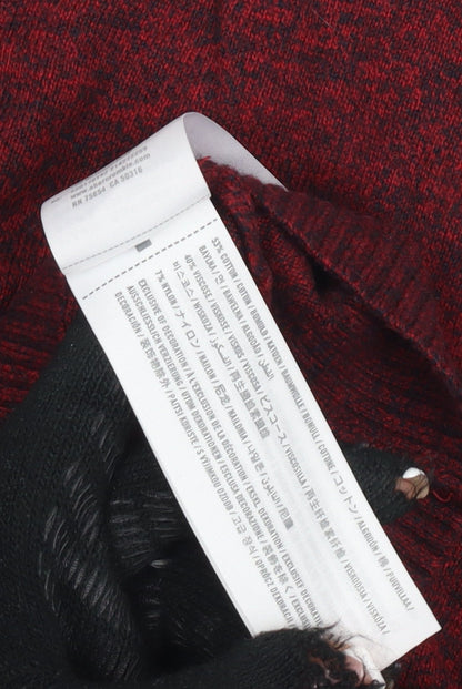 Hollister Men's Red Knit Pullover Jumper, Size S