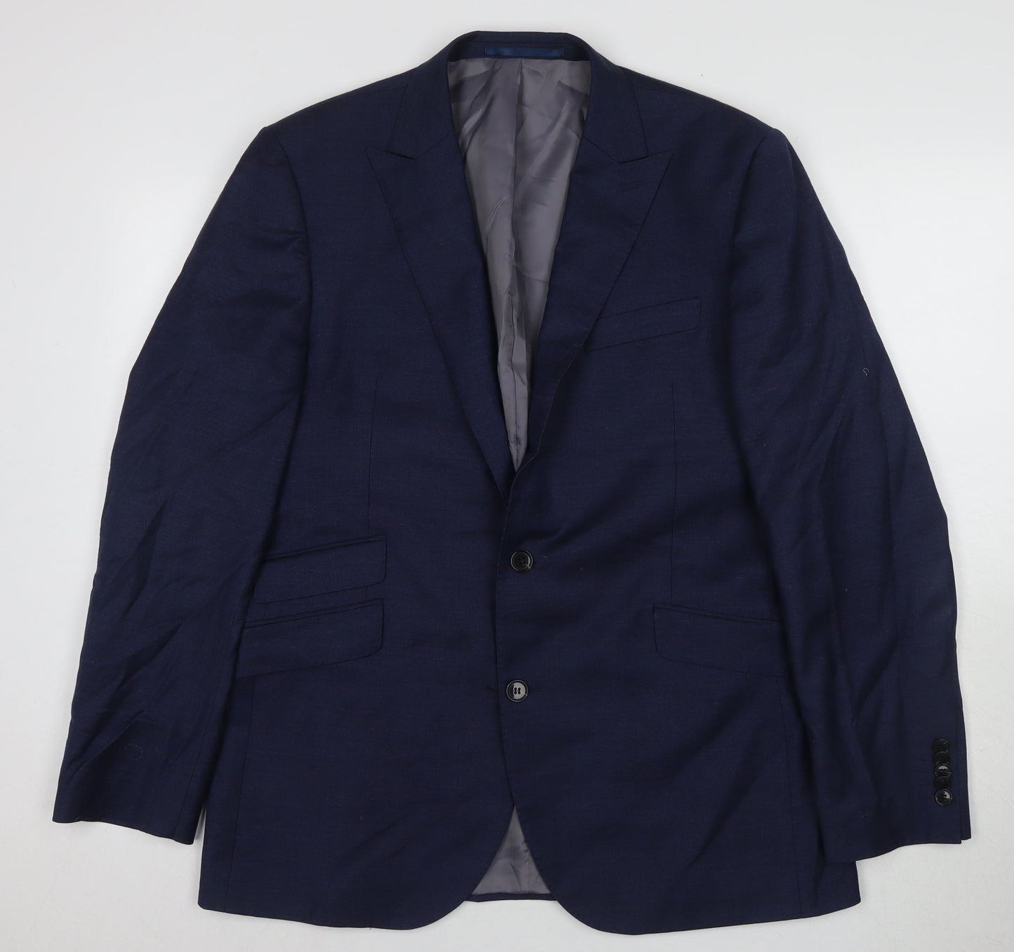 Mens UK Size 42 John Lewis Regular Blue Suit Jacket