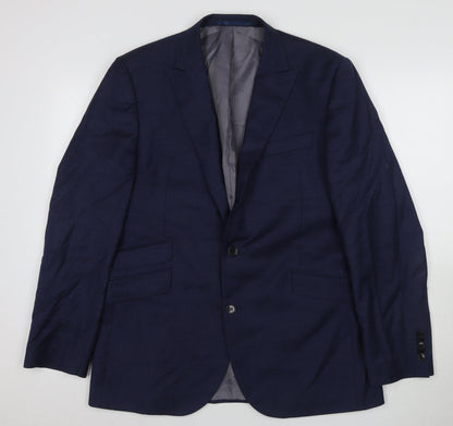 Mens UK Size 42 John Lewis Regular Blue Suit Jacket