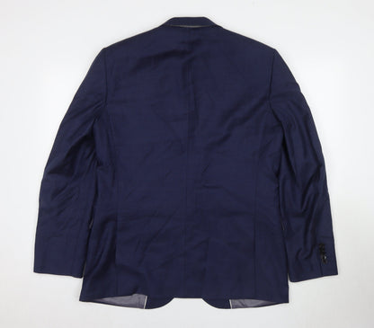 Mens UK Size 42 John Lewis Regular Blue Suit Jacket