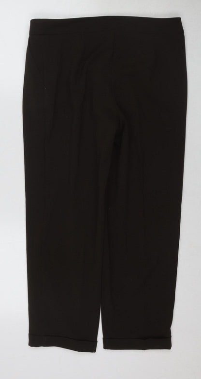 Kaleidoscope Women's Brown Cropped Trousers, Size 10