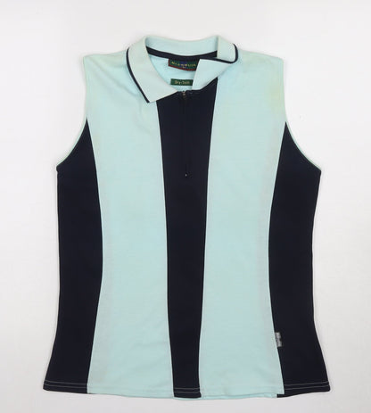 Glenmuir Men's Sleeveless Polo, Multicoloured, M