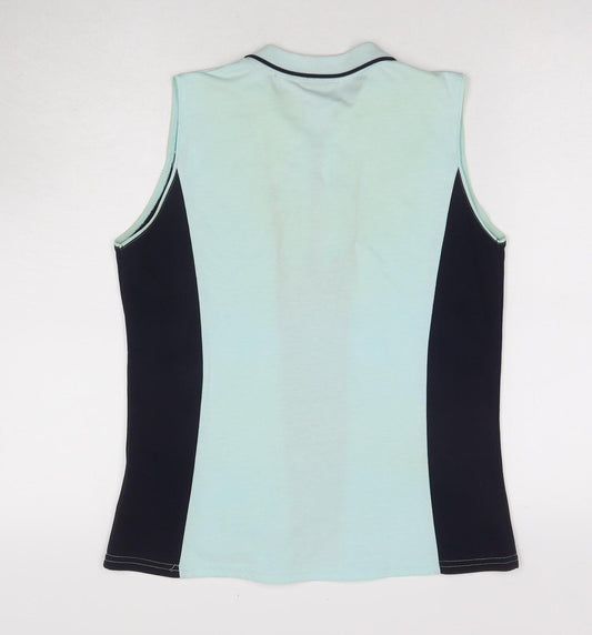 Glenmuir Men's Sleeveless Polo, Multicoloured, M