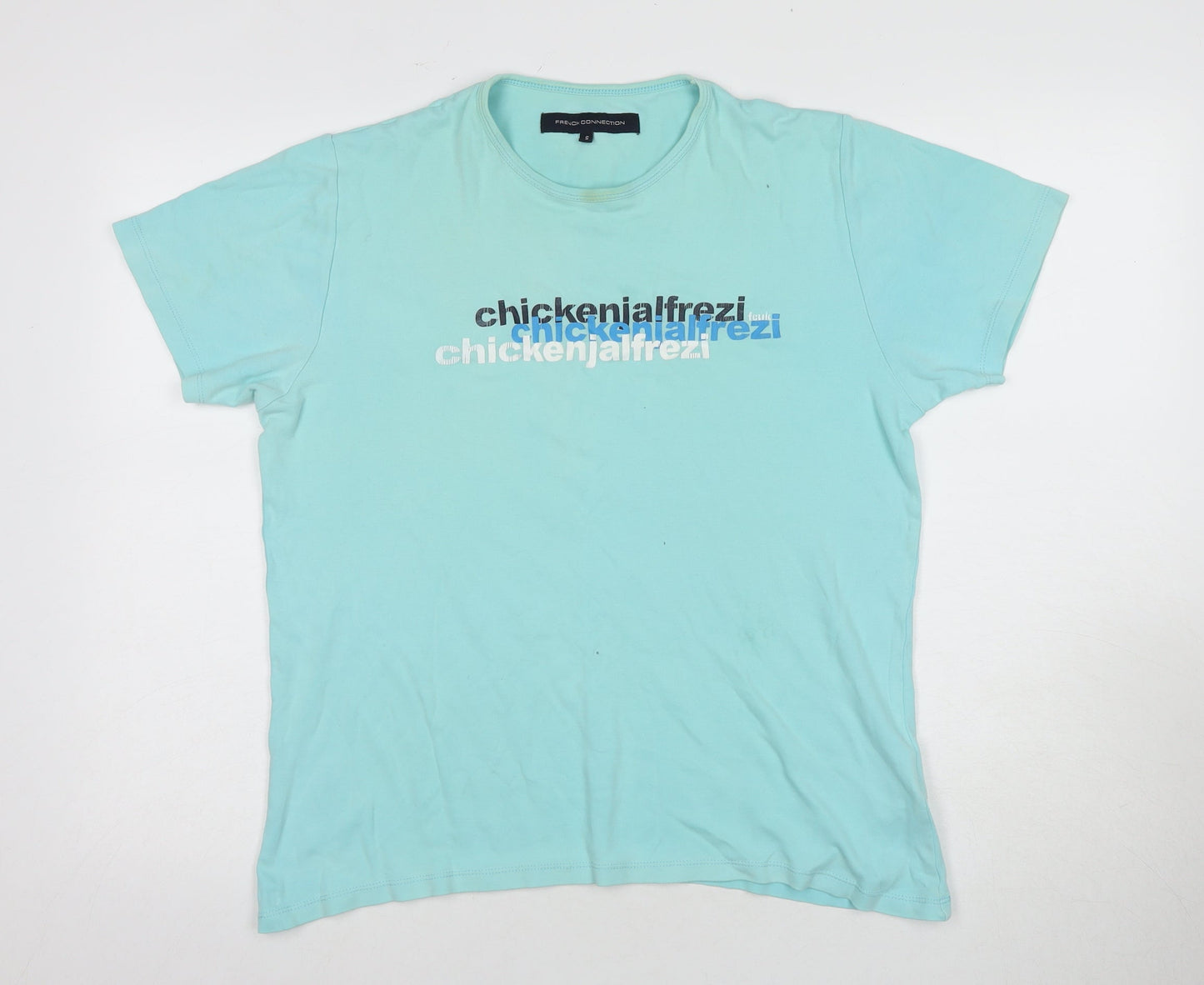 Mens UK Size S French Connection Blue  T-Shirt