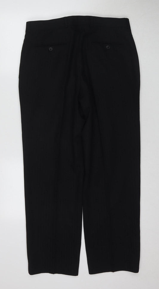 Ted Baker Men's Black Dress Pants Size 40S Wool Blend