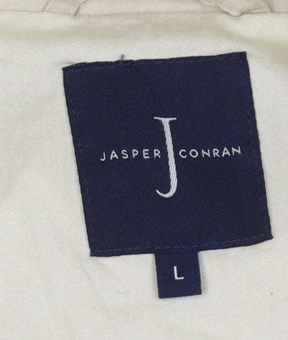 Mens UK Size L Jasper Conran Beige Bomber Jacket