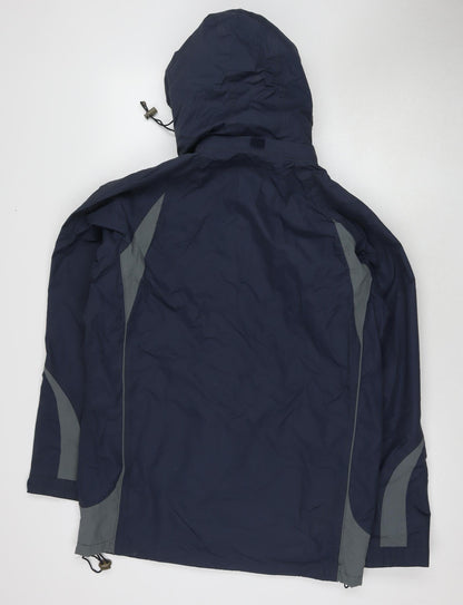Mens UK Size S Nordic Alpine Blue Anorak Coat