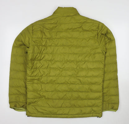 Mens UK Size S Levi's Green Puffer Jacket