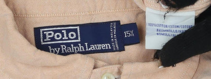 Mens UK Collar Size XS Polo by Ralph Lauren Smart Beige  Dress Shirt