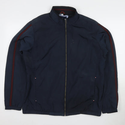 Mens UK Size 2XL Octave Blue Bomber Jacket