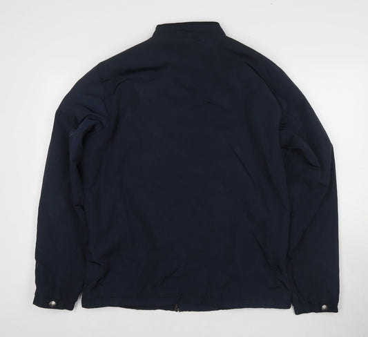 Mens UK Size 2XL Octave Blue Bomber Jacket