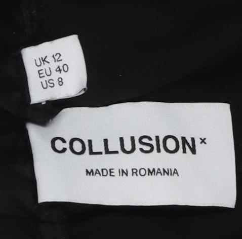 Collusion Women's Black Shorts Size 12