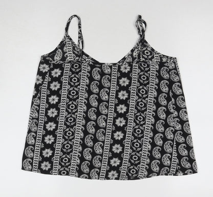 Womens UK Size S Hollister Black Camisole Tank
